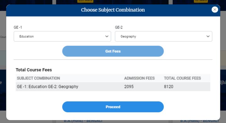 how to select a course